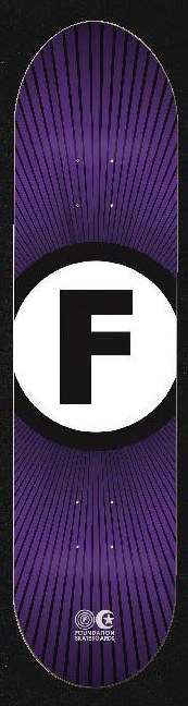 Foundation FS Flare V2 (Purple/Black) deck in the Tum Yeto Spring 2010 catalogue