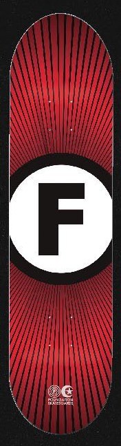 Foundation FS Flare V2 (Red/Black) deck in the Tum Yeto Spring 2010 catalogue