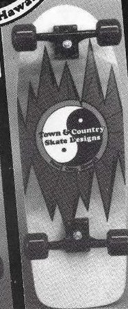 Town & Country Burst deck in the Vision 1985