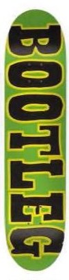 Bootleg Rip-Off Logo (Black/Green) deck in the VK Skate Distribution 2003