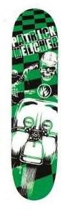 Black Label Whiteout Series Melcher deck in the VK Skate Distribution 2003