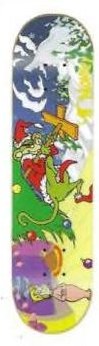 Monkey Business Grinch deck in the VK Skate Distribution 2003