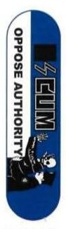 Scum Oppose Authority deck in the VK Skate Distribution 2003