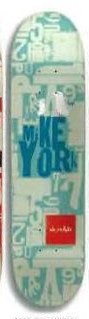 Chocolate York Wood Type deck in the VK Skate Distribution 2003