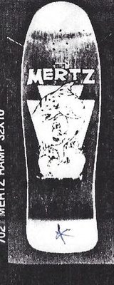 Zorlac Mertz Ramp deck in the Zorlac Catalog 1991