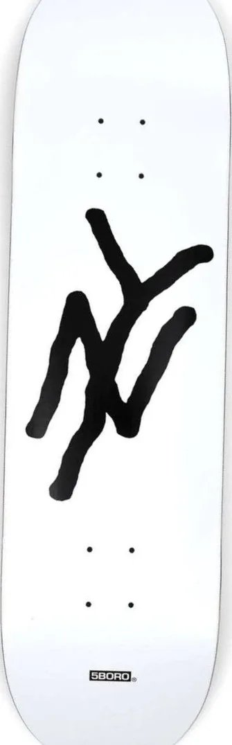 5Boro Monogram (White) deck