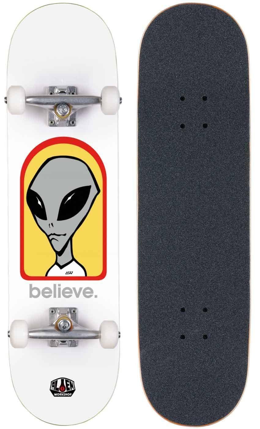 Alien Workshop Believe (White) deck