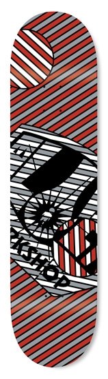 Alien Workshop OG Logo (Stripes) deck