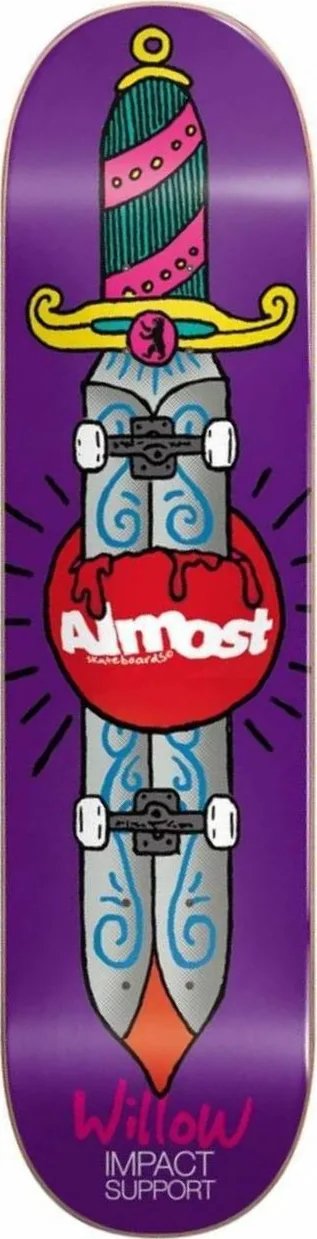 Almost Willow Skate Knife Impact Support deck