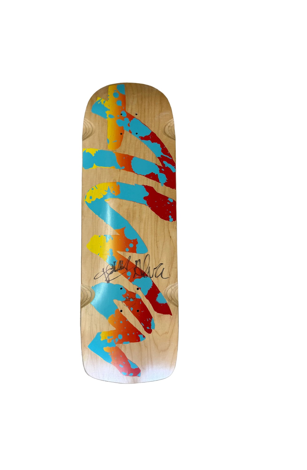 Alva Dogstar Stubbie Splatter graphic deck