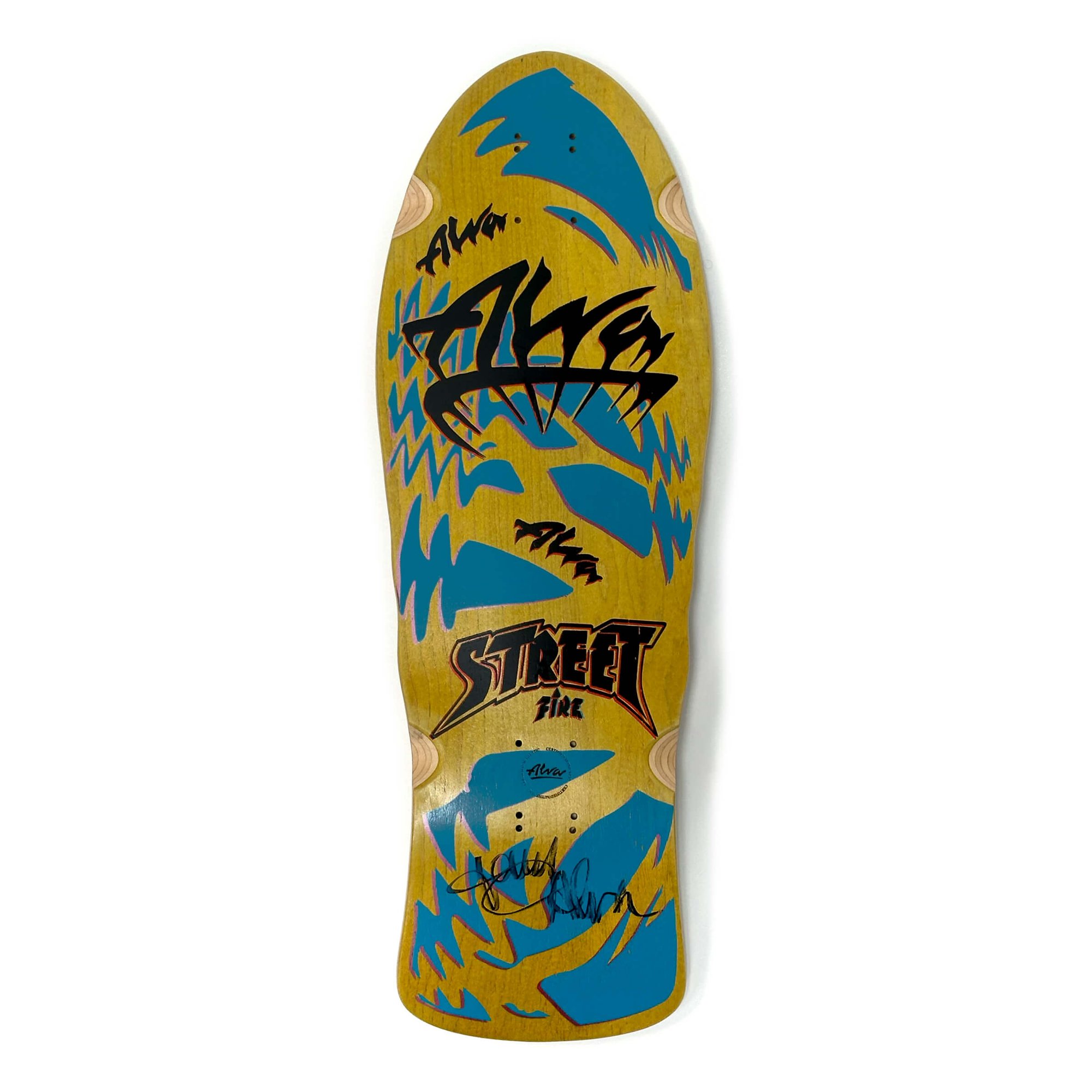 Alva Street Fire Yellow deck