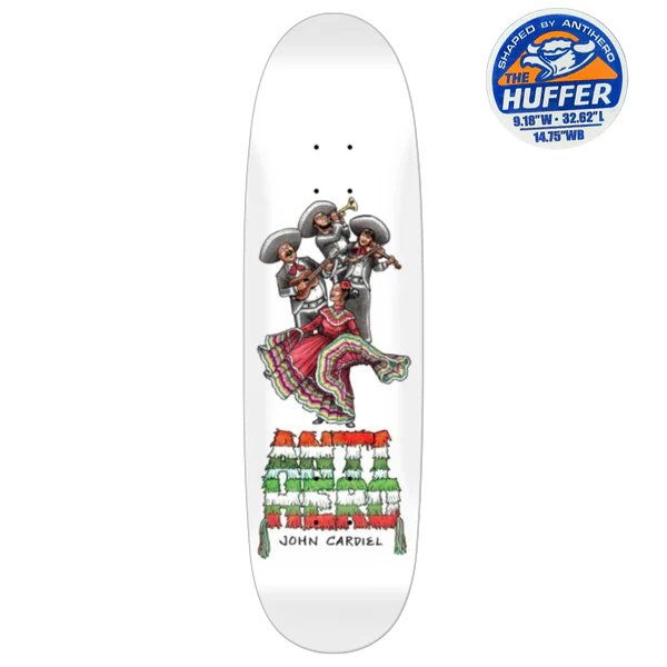 Anti Hero AntiHero Cardiel Liberdad (White) deck
