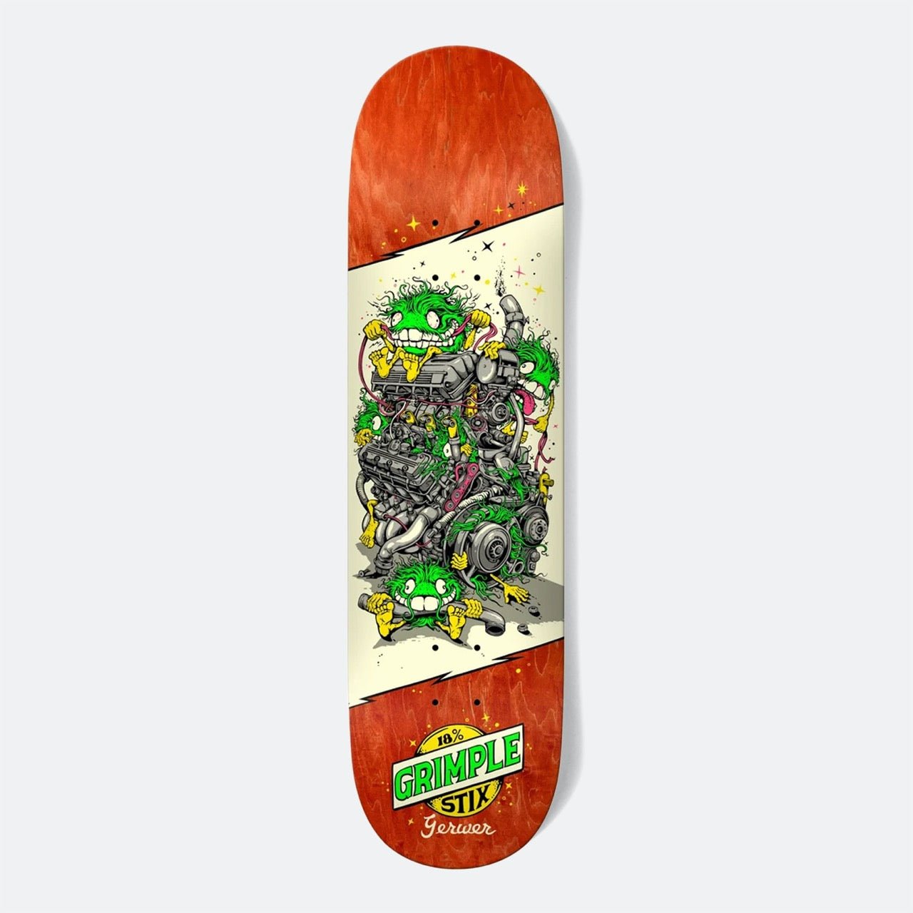Anti Hero Gerwer Grimplestix Revs (Green Stain) deck