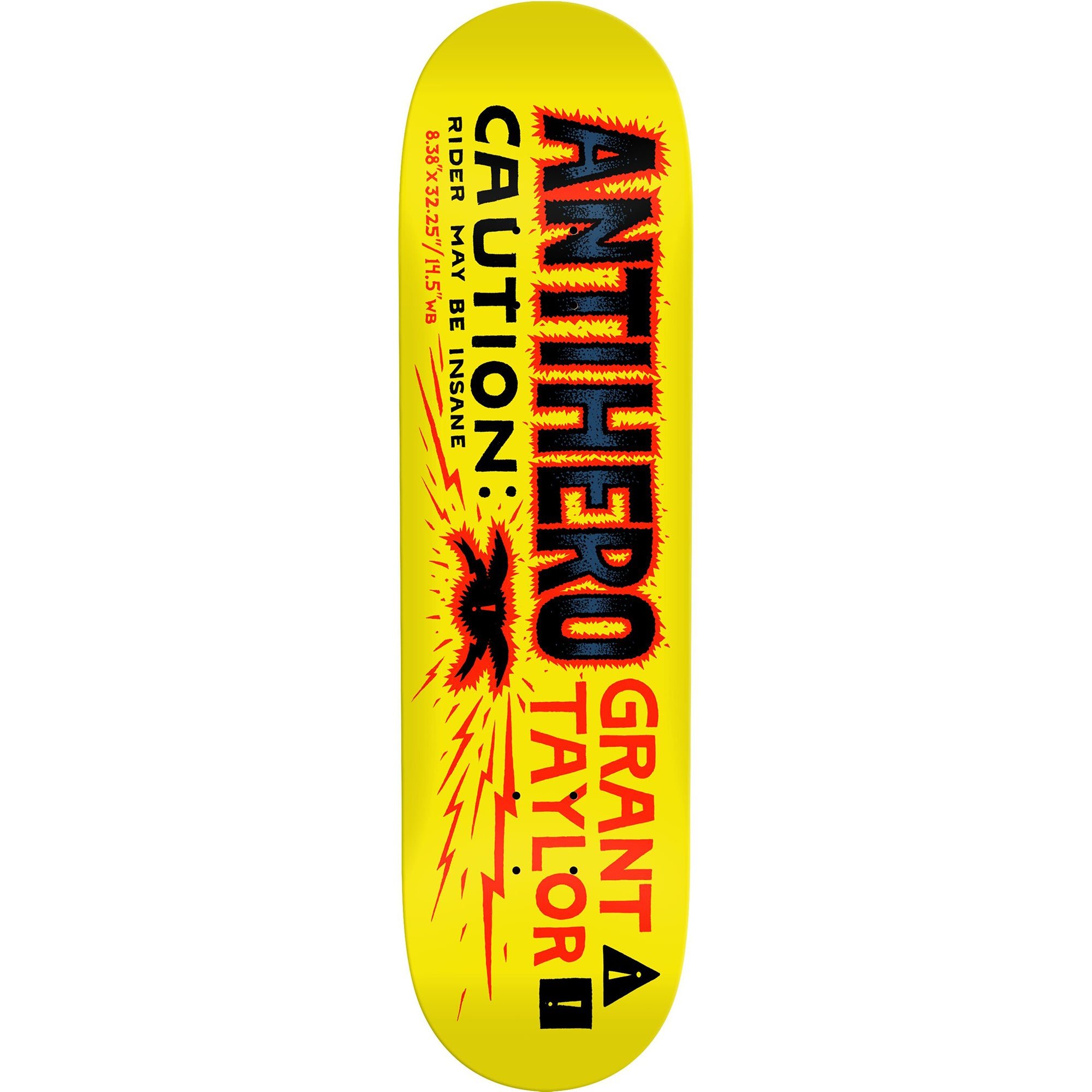 Anti Hero Grant Taylor Caution deck