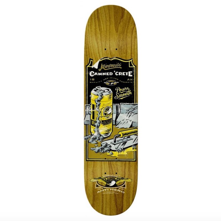 Anti Hero Kanfoush Canneed Crete deck