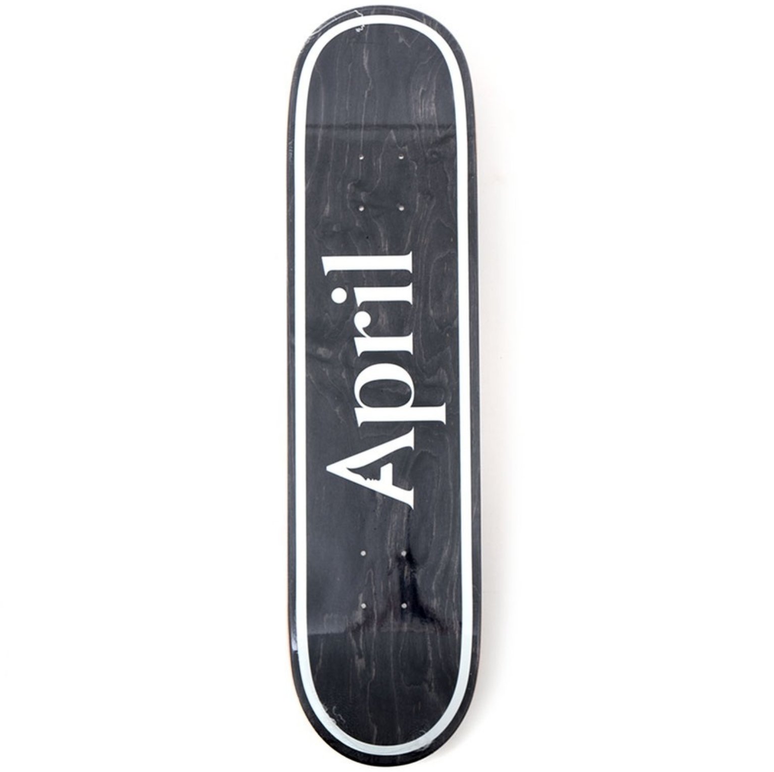 April Invert Logo (Black) deck