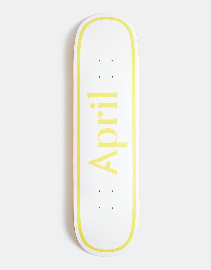 April OG Logo TWIN (Yellow White) deck