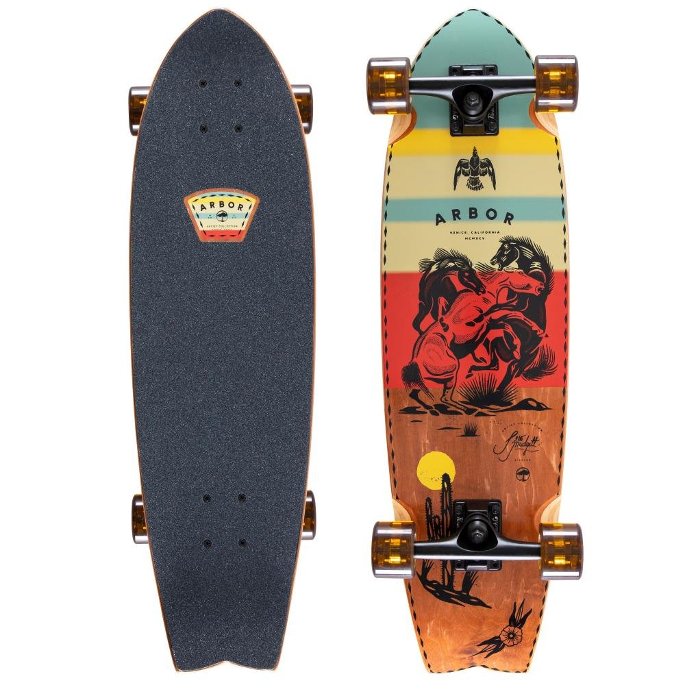 Arbor Artist Jess Mudget Sizzler Cruiser deck