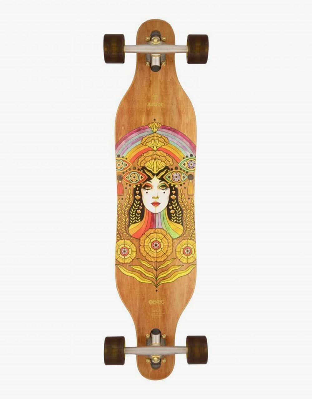 Arbor B4BC Solstice Axis 37 Drop Through Longboard deck
