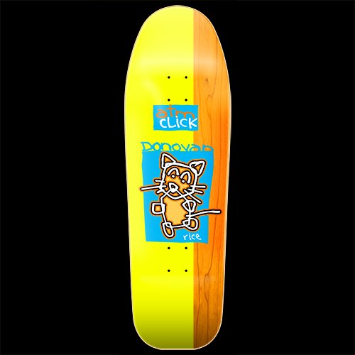 ATM Donovan Rice Cat Shape 3/4 Color Assorted deck