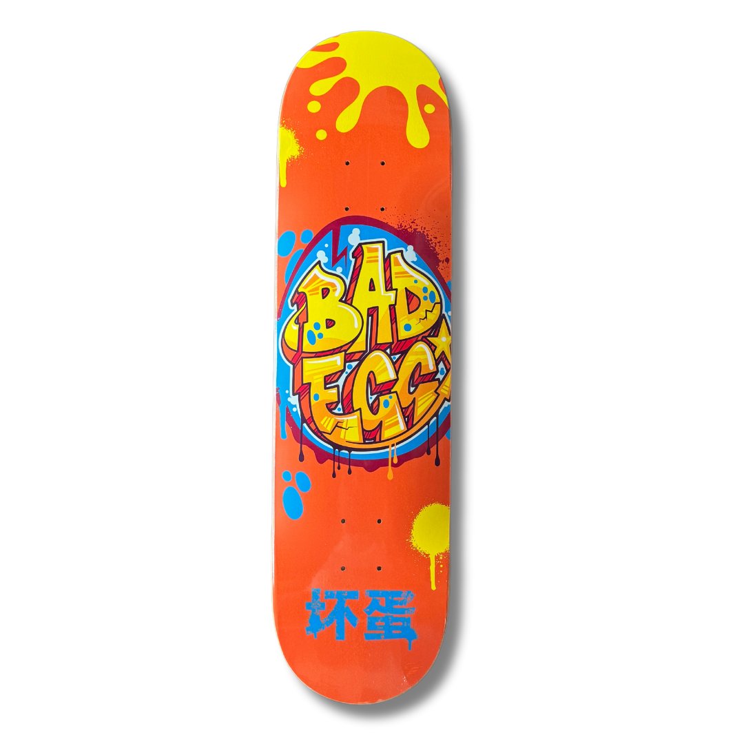Bad Eggs Splat Skate deck