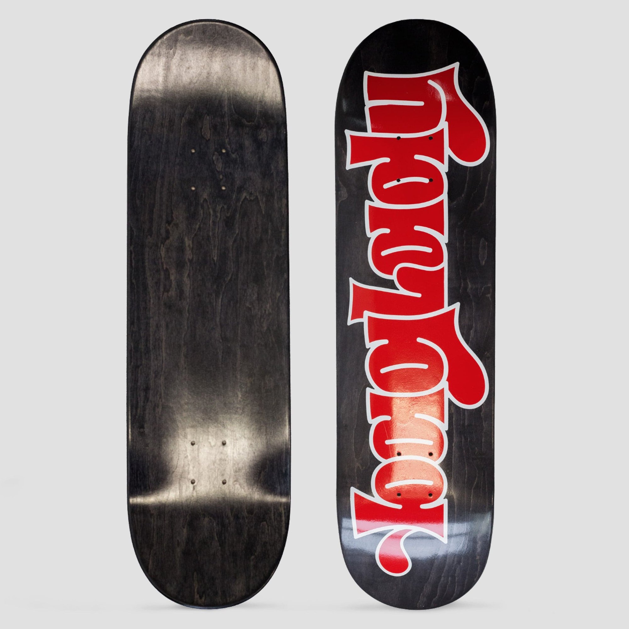 Baglady Throw Up Logo (Black) deck