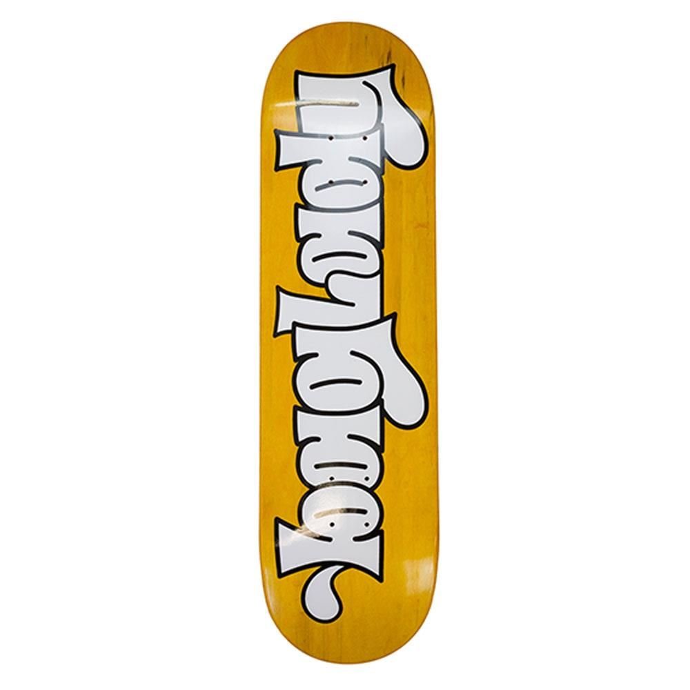 Baglady Throw Up Logo (Yellow/White) deck