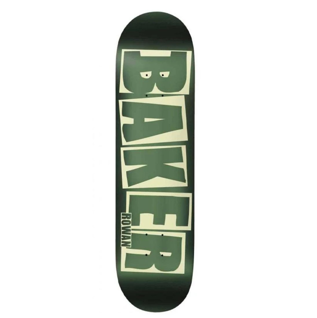 Baker Brand Logo (Rowan) (Green Foil) deck