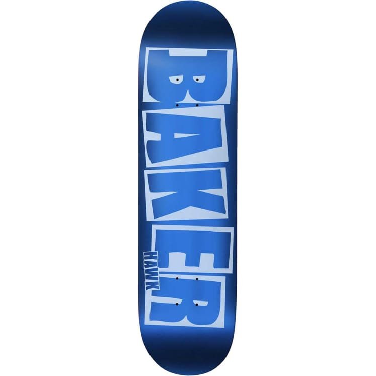 Baker Riley Hawk Brand Logo (Blue Foil) deck