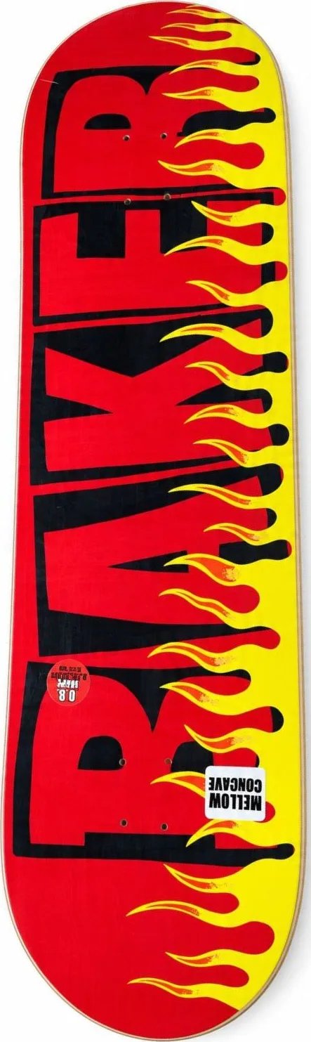 Baker T Funk Flames Logo deck