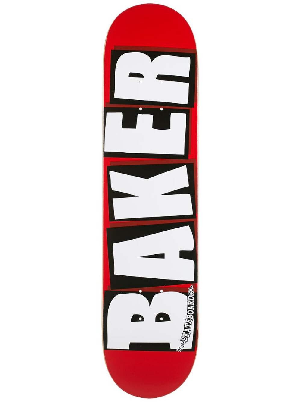 Baker Team Brand Logo White deck
