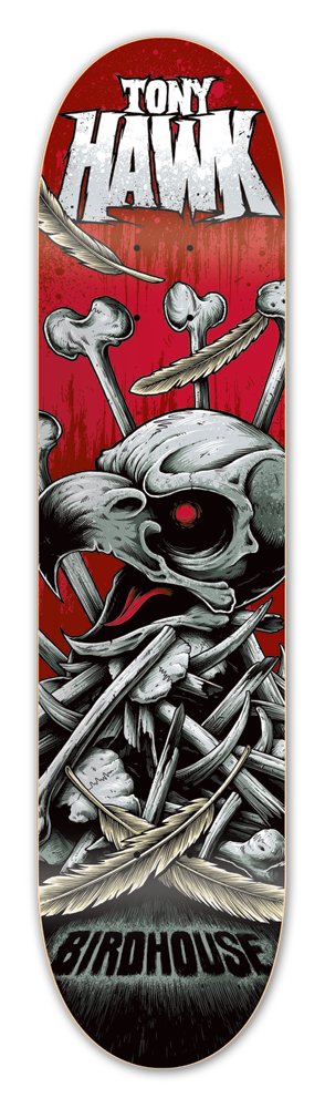 Birdhouse Hawk Bonepile deck