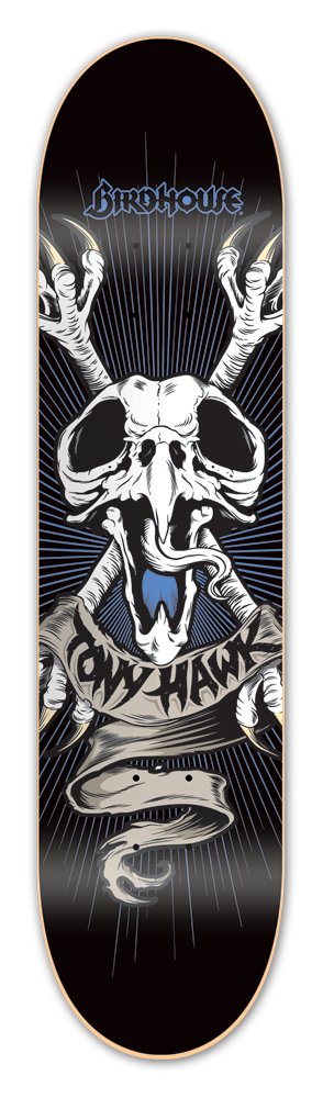 Birdhouse Hawk Crossbones deck
