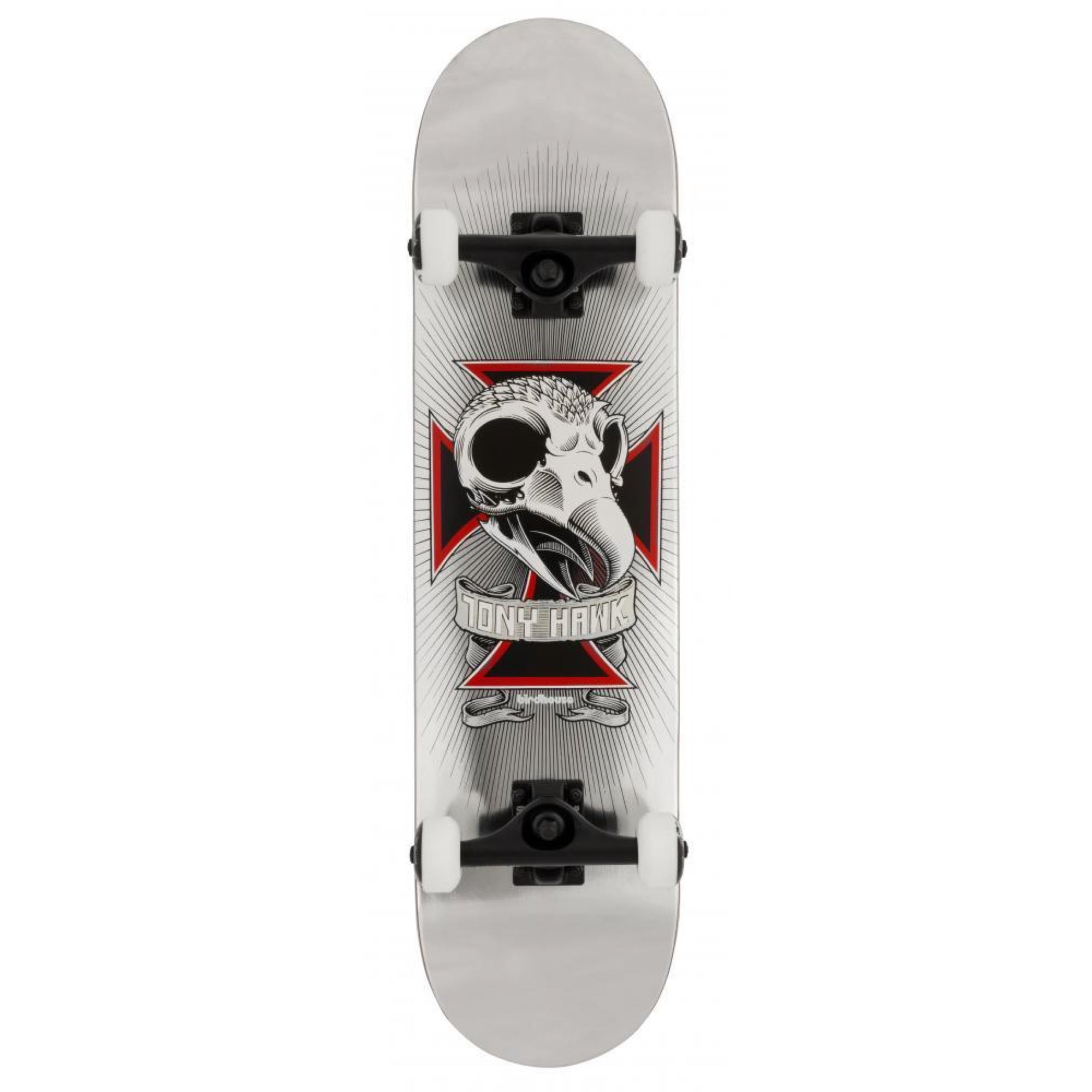 Birdhouse Hawk Skull 2 ( ) Stage 3 (Chrome/Silver Foil) deck