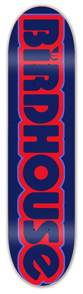 Birdhouse Logo (Blue Red) deck