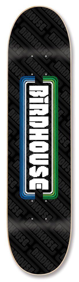 Birdhouse Pixel Bricks Logo deck