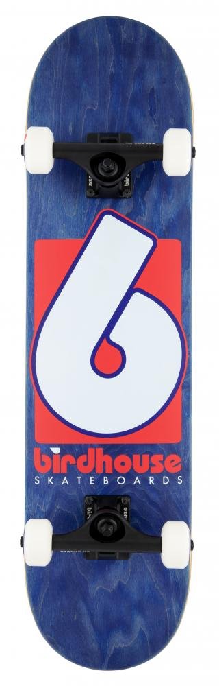 Birdhouse Stage 3 B Logo Navy/ (Red) deck