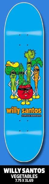 Birdhouse Vegetables deck