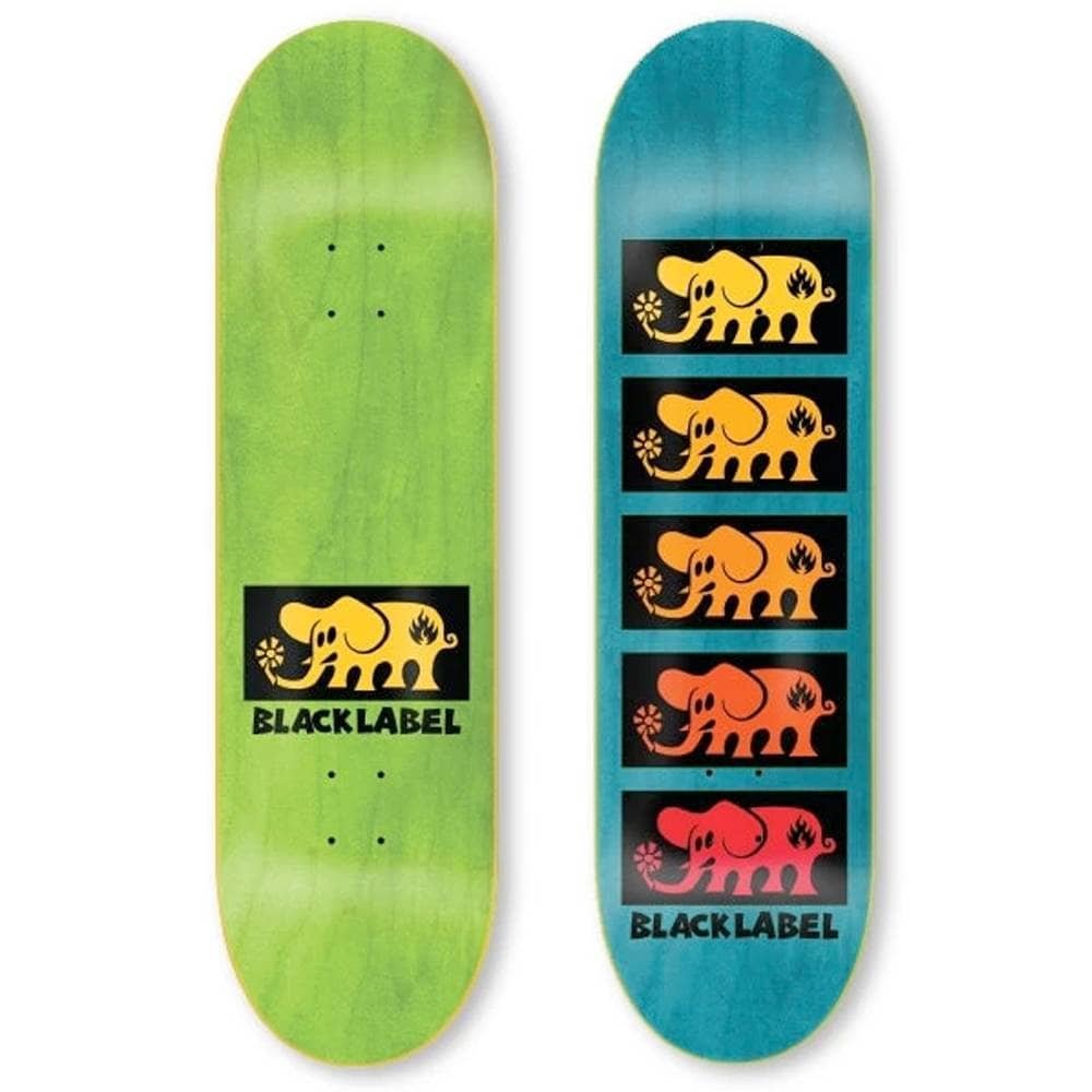 Black Label Elephant Stacked (Blue Stain) deck