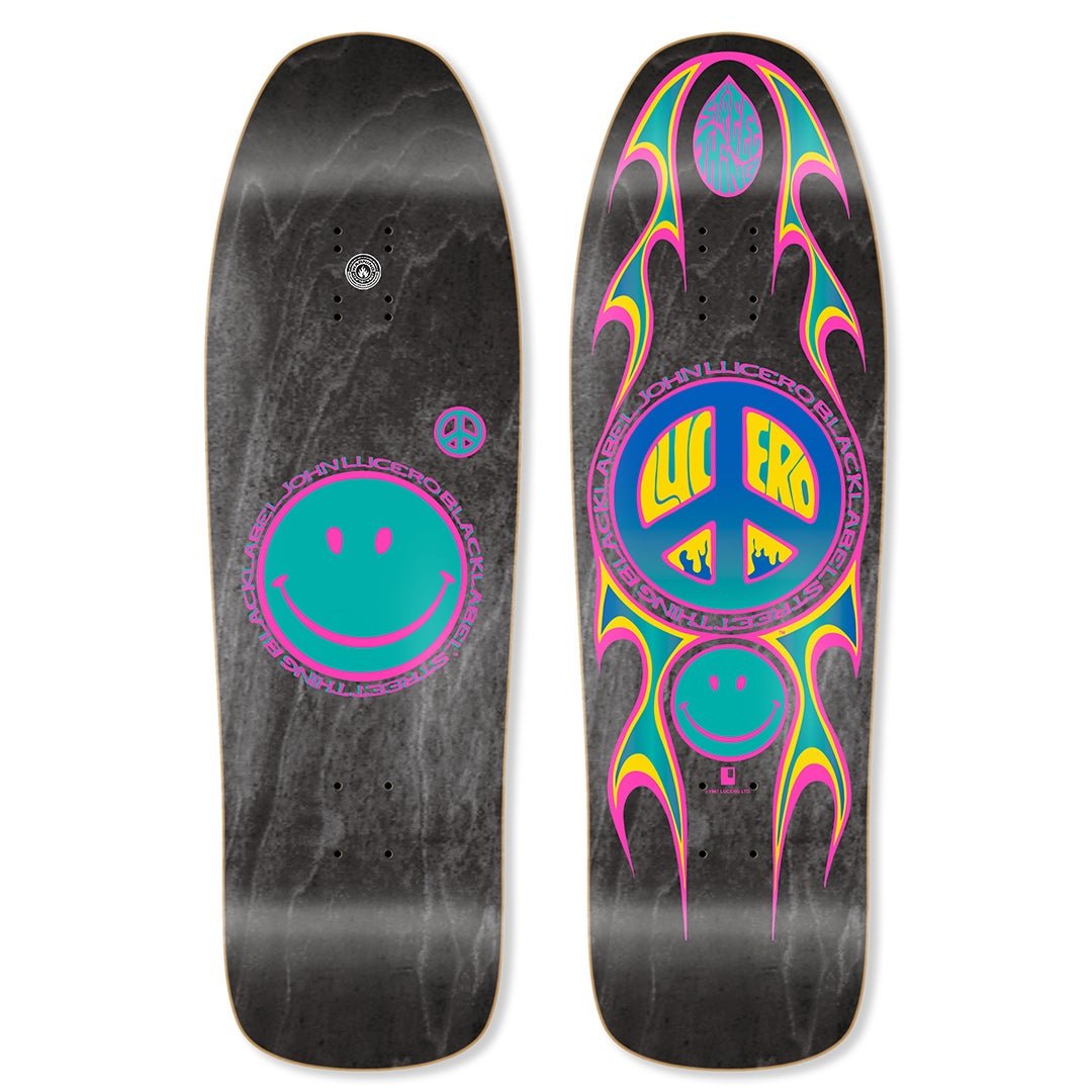 Black Label John Lucero Street Thing (Black Stain) deck