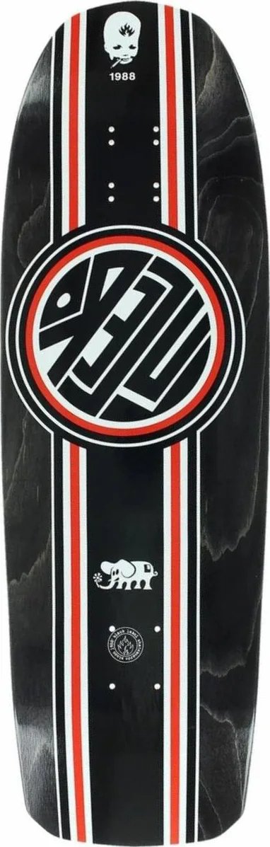 Black Label John Lucero Thumb Head Racing Stripe (Black Stain) deck