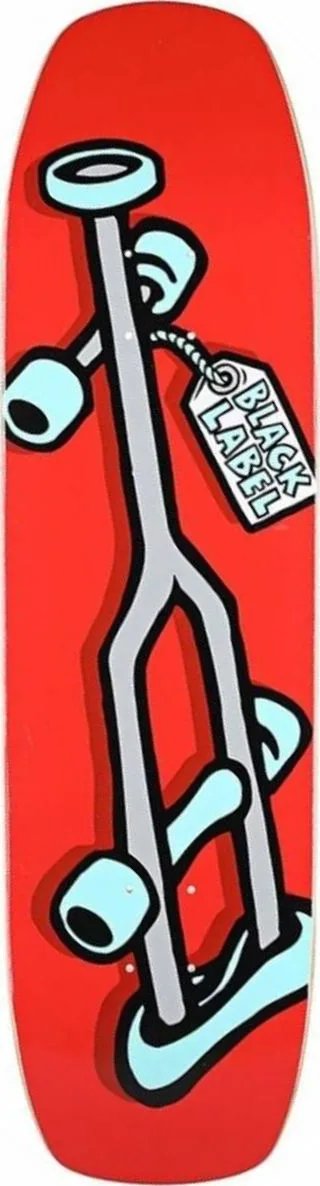 Black Label OG Crutch Custom (Red) deck