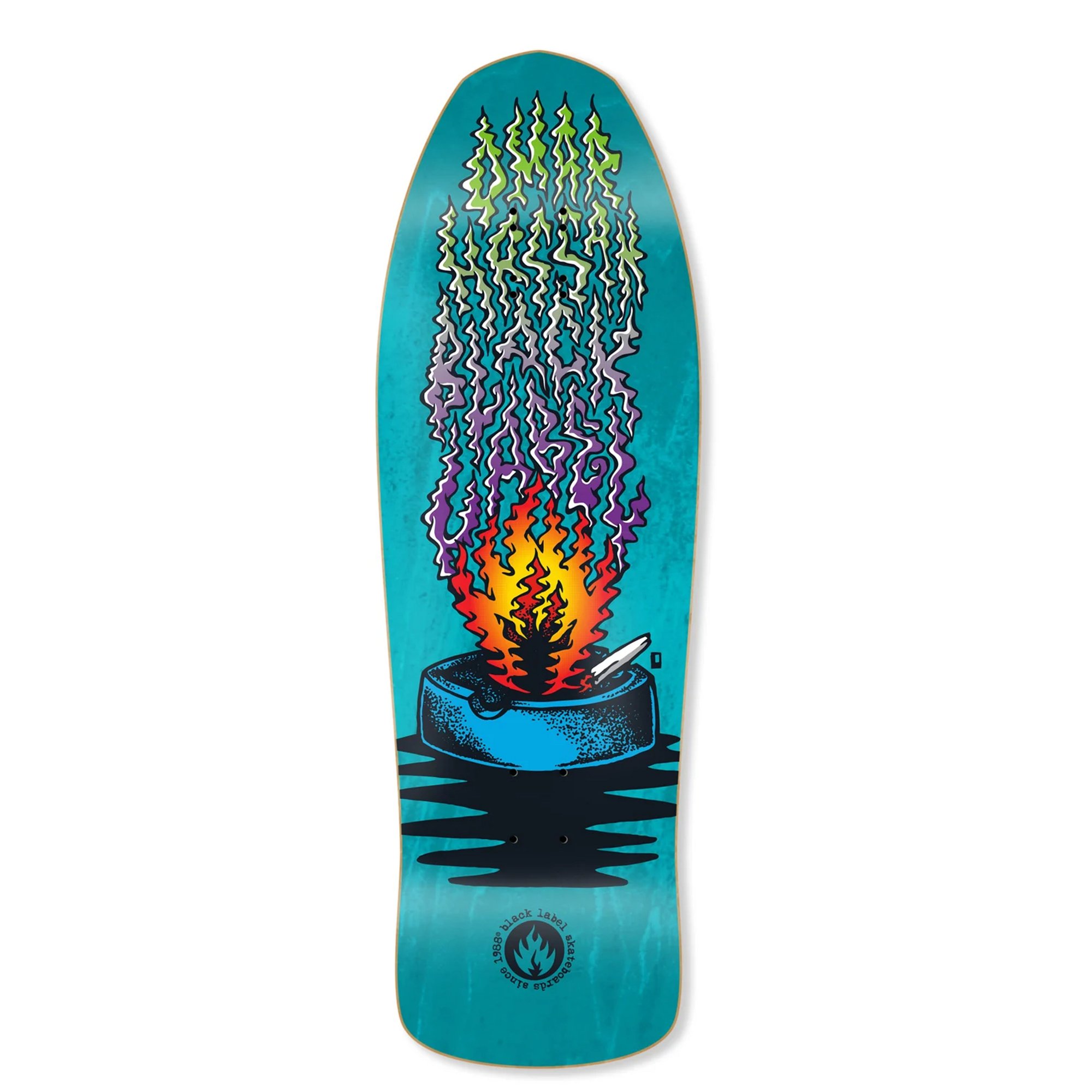 Black Label Omar Hassan Ashtray - 12XU Shape deck