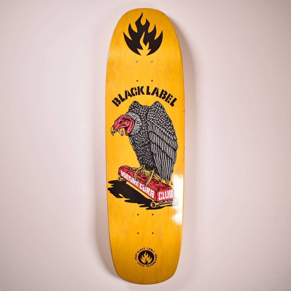 Black Label Vulture Curb Club (Yellow Stain) deck