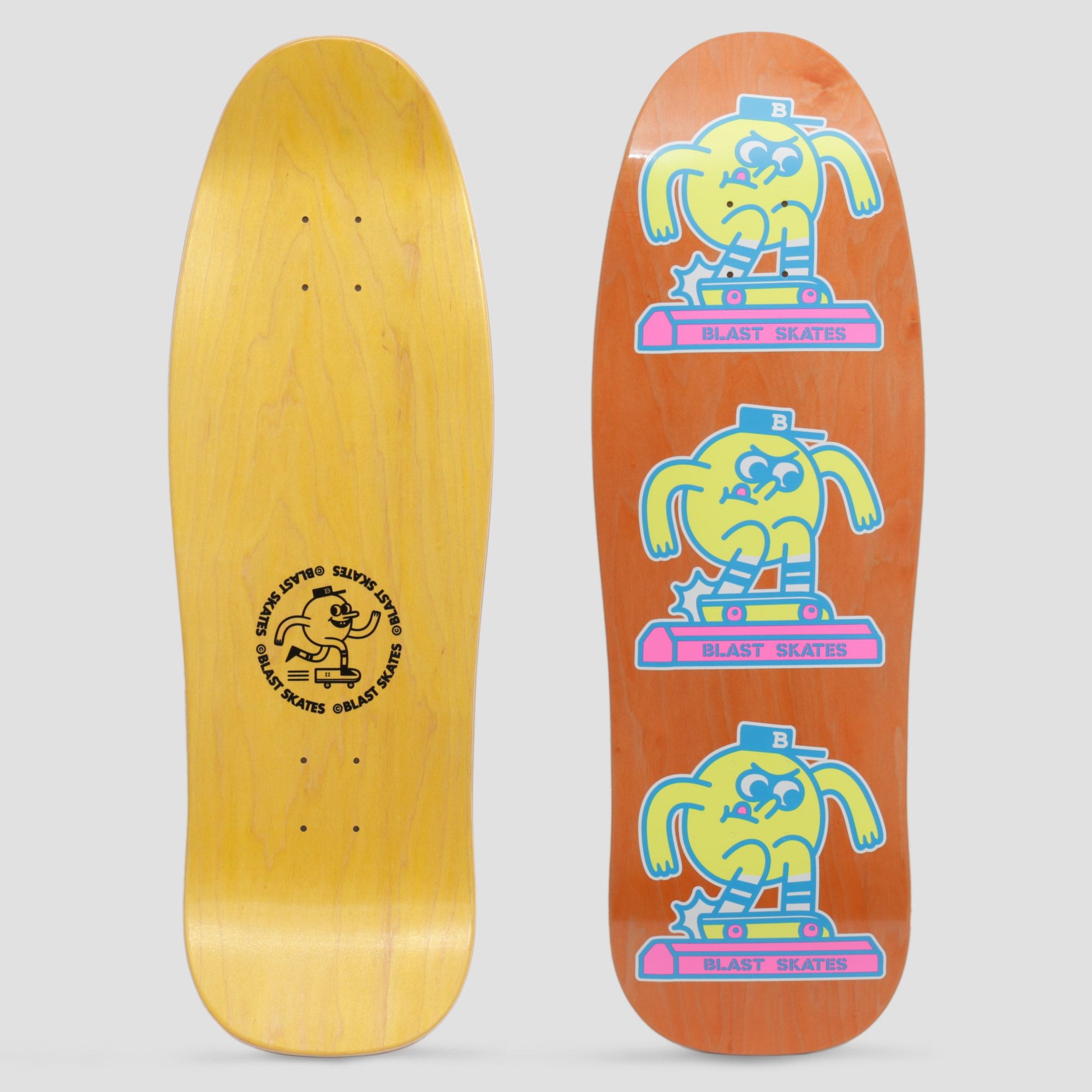 Blast Custom Shape Curb Club (Orange) deck