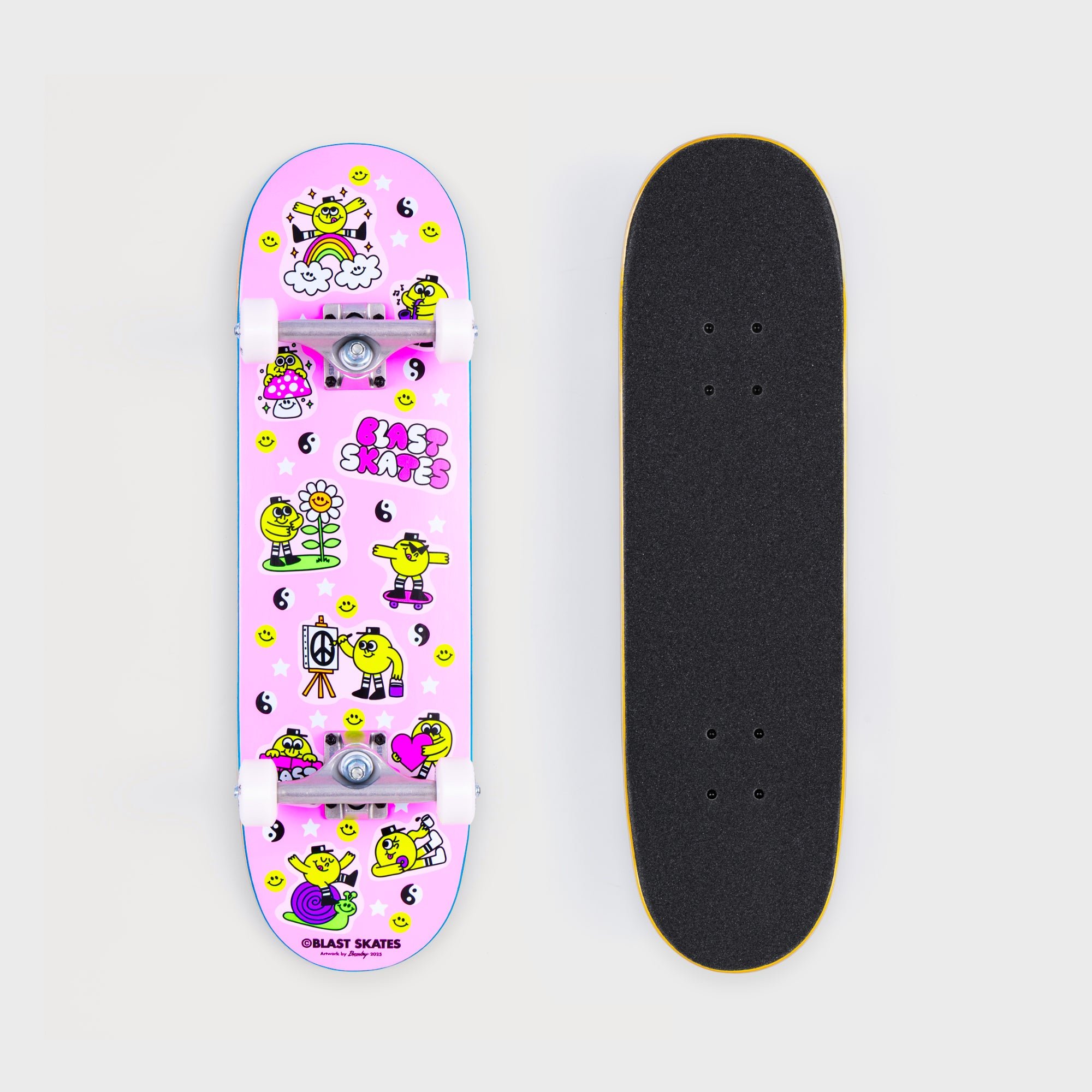 Blast Gr8 Times (Neon Pink) deck