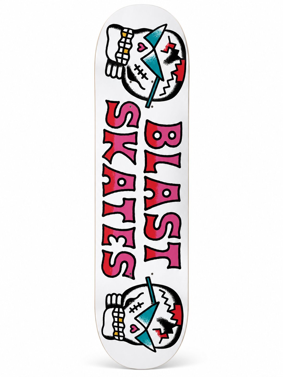 Blast Skull Logo deck