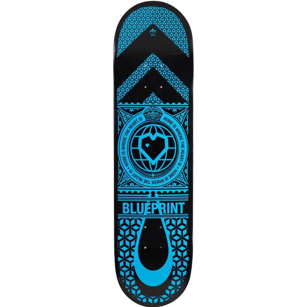 Blueprint Home Heart (Black Blue) deck