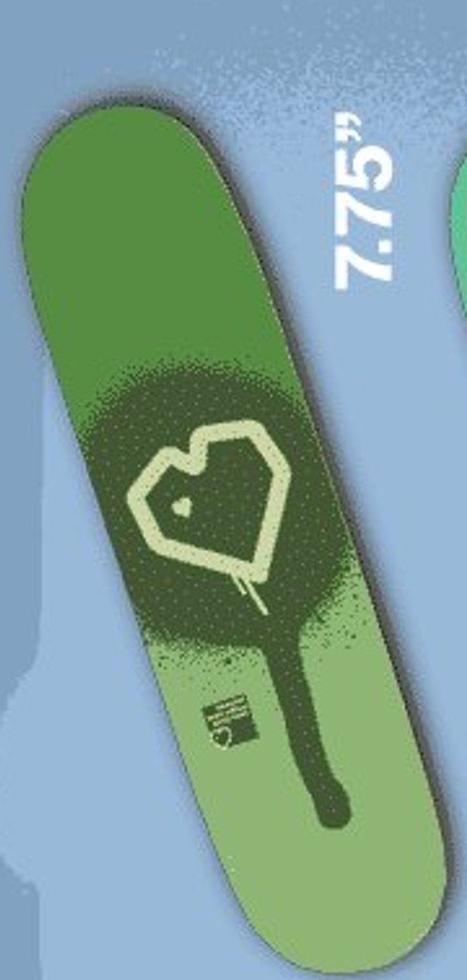 Blueprint Spray Heart Team Edition (2004) – green deck