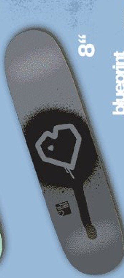 Blueprint Spray Heart Team Edition (2004) – grey/black deck